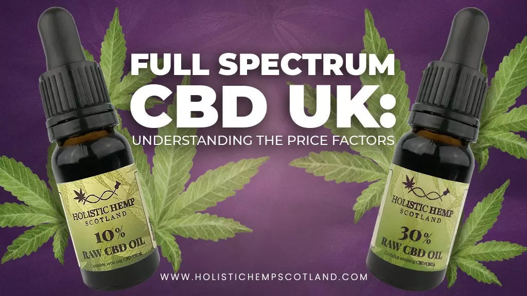 Full Spectrum CBD UK: Understanding The Price Factors